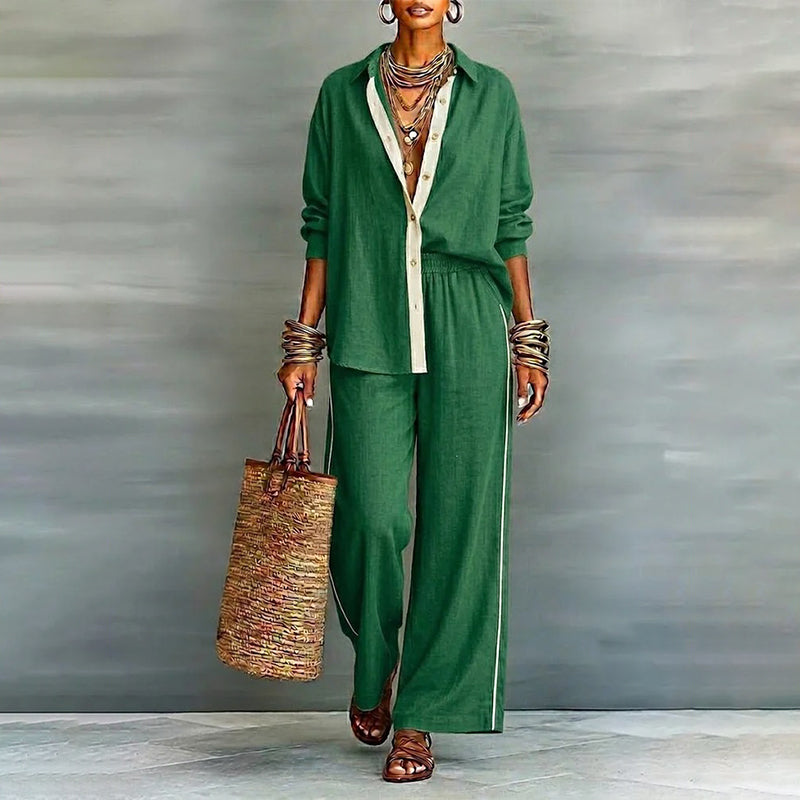 ✨ Easy Everyday Comfort | Women's Relaxed-Fit 2-Piece Casual Set