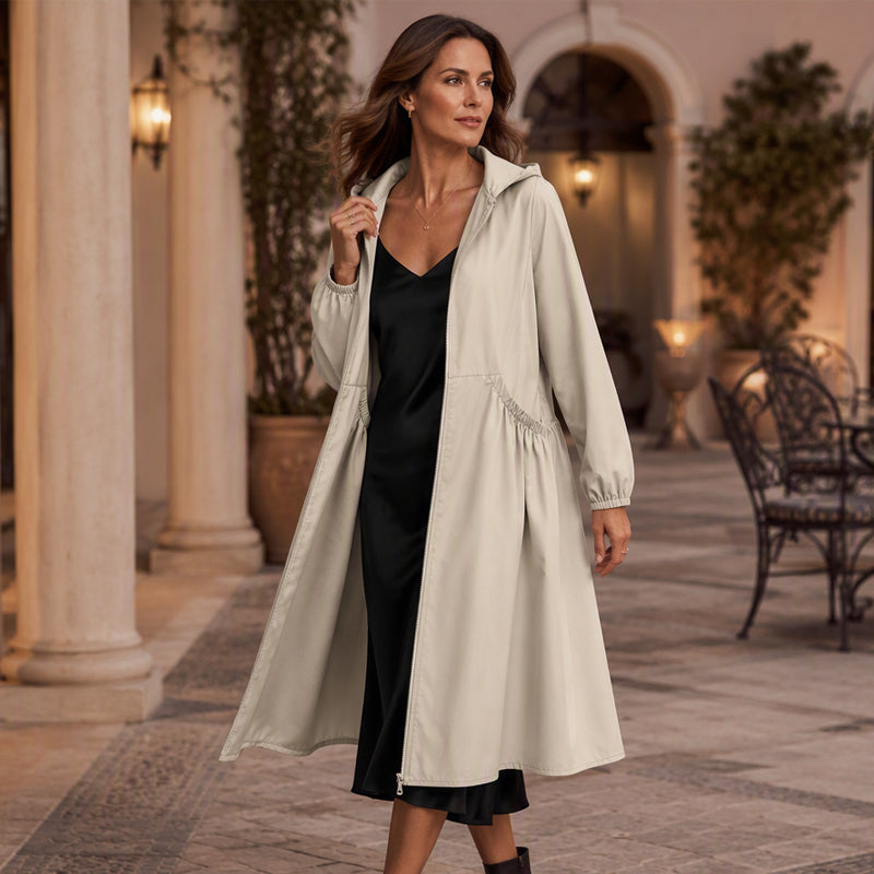 Bestseller🏆🧥 Mid-Length Hooded Jacket – Timeless Silhouette & All-Day Comfort for Every Occasion