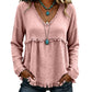 Bestseller🏆👚 Tassel V-Neck Blouse – Timeless Silhouette & All-Day Comfort for Every Look