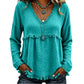 Bestseller🏆👚 Tassel V-Neck Blouse – Timeless Silhouette & All-Day Comfort for Every Look