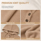 Women's Casual Ribbed Knit Pullover Hoodie