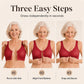 Front Closure Wire-Free Bra for Women