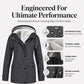Women's Plush-Lined Windproof Hooded Jacket