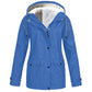 Women's Plush-Lined Windproof Hooded Jacket