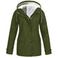 Women's Plush-Lined Windproof Hooded Jacket