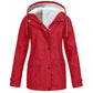 Women's Plush-Lined Windproof Hooded Jacket
