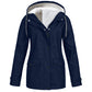 Women's Plush-Lined Windproof Hooded Jacket