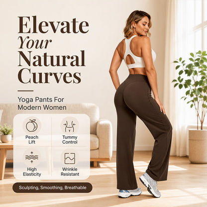 Women's High Waisted Wide Leg Yoga Pants
