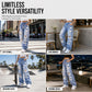 Bestseller🏆👖 Distressed Wide‑Leg Denim Pants – Conceal Leg Shape Imperfections & Durable Craftsmanship for Modern Street Look