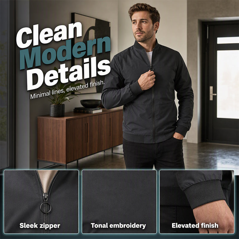 Men's Classic Casual Bomber Jacket
