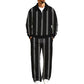 Men's Printed Half-Zip Sweatshirt & Pants Tracksuit Set