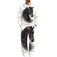 Men's Printed Half-Zip Sweatshirt & Pants Tracksuit Set