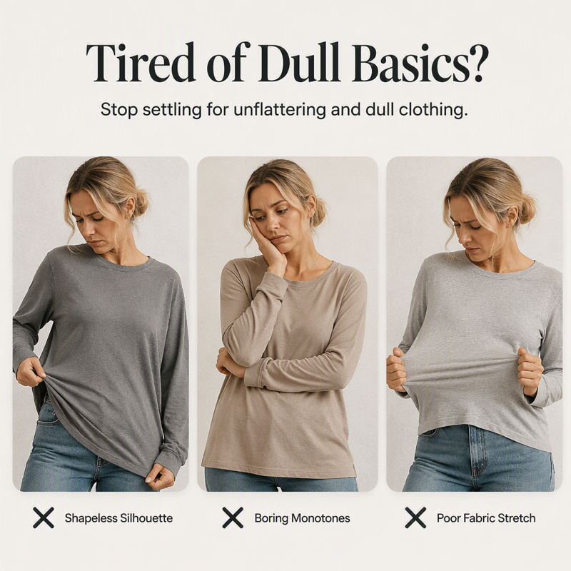 Women's Color Block Casual Ribbed Knit Top