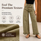 Women's Ruffle Hem Denim Jeans