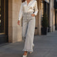 Women's Ruffle Hem Denim Jeans