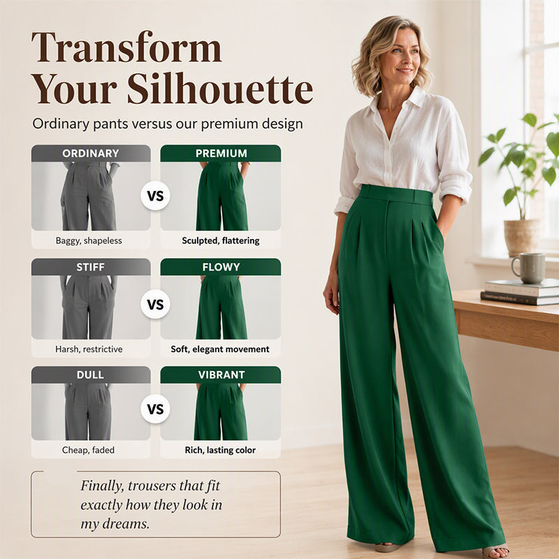 Women's High Waisted Wide Leg Suit Pants