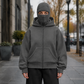 Unisex Balaclava Zip-Up Hooded Jacket