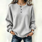 🔥50% OFF! Womens's Casual Waffle Knit Sweatshirt