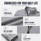 Men's Waffle Knit Quarter Zip T-Shirt