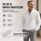 Men's Waffle Knit Quarter Zip T-Shirt