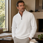 Men's Waffle Knit Quarter Zip T-Shirt
