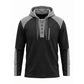 Men's Casual Knit Color-Block Hoodie