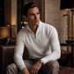 Men's Stylish Quarter-Zip Mock Neck Sweater