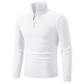 Men's Stylish Quarter-Zip Mock Neck Sweater