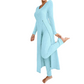 ✨ Easy Everyday Comfort | Women's Ribbed Longline Top & Slim-Fit Pants 2-Piece Set
