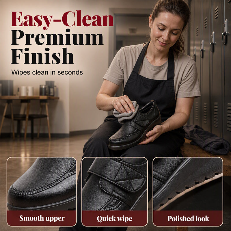 ✨ All-Day Work Comfort | Women's Waterproof Oil-Resistant Work Shoes
