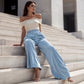 ⌛Limited-Time Offer-Women's Elegant Velvet Wide-Leg Pants