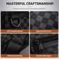 PU Leather Square Crossbody Bag for Men