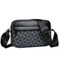 PU Leather Square Crossbody Bag for Men