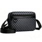 PU Leather Square Crossbody Bag for Men