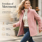 Women's Winter Full Zip Stand Collar Jacket