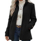 Women's Winter Full Zip Stand Collar Jacket