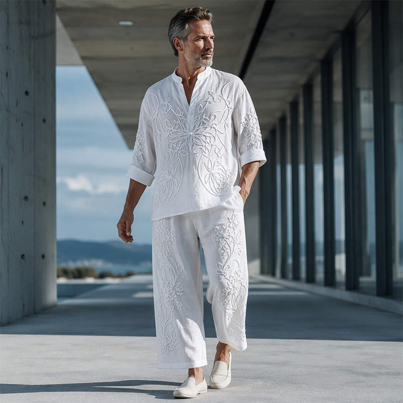 Men's Retro Loose Fit 2-Piece Set