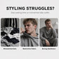 Men's Trendy Printed Sweatshirt & Sweatpants Set
