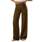 Women's Casual Striped Wide-Leg Pants