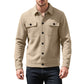 Men's Casual Waffle Textured Jacket