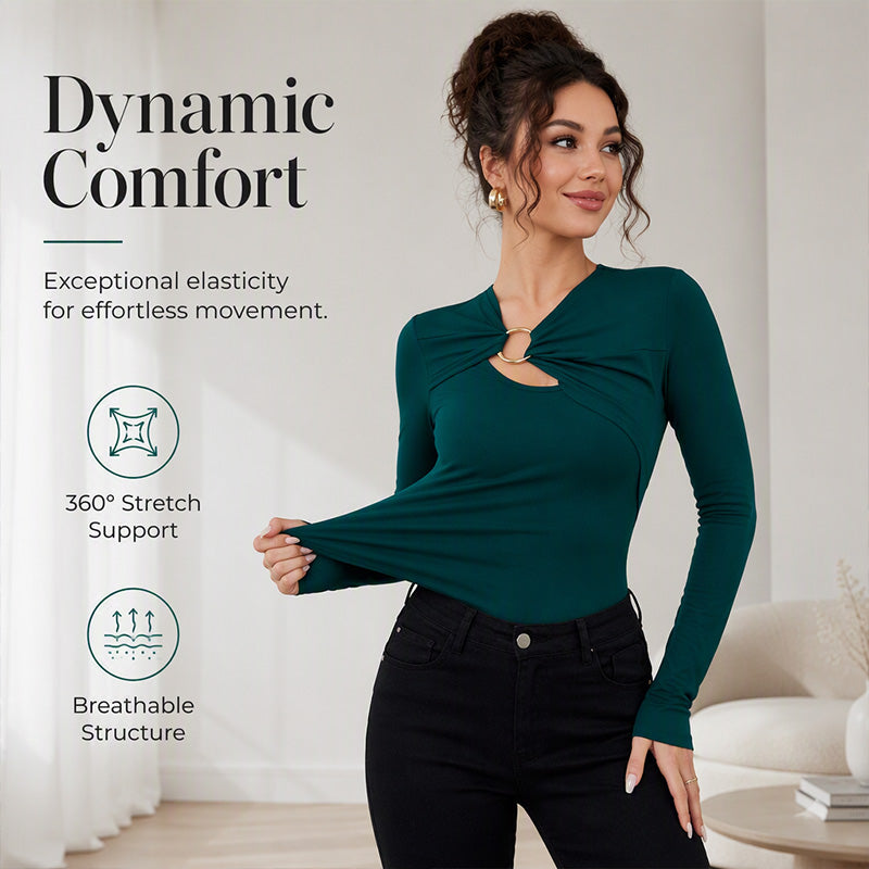 ⌛Limited-Time Offer-Sculpting Cutout Top