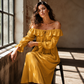 Women's Casual Off-Shoulder Maxi Dress