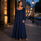 Women's Casual Off-Shoulder Maxi Dress