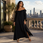 Women's Casual Off-Shoulder Maxi Dress