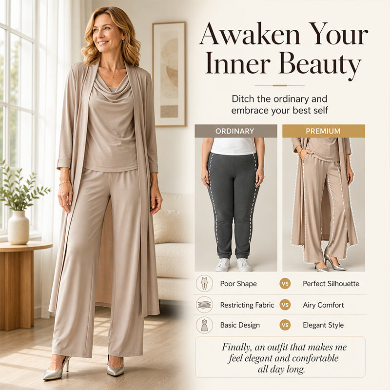 Women's Casual Elegant 3-Piece Set