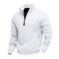 🍂 Easy Everyday Comfort | Men's Warm-Lined Stand-Collar Quarter-Zip Pullover