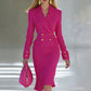 ⌛Limited-Time Offer-Women's Double-Breasted Blazer Dress