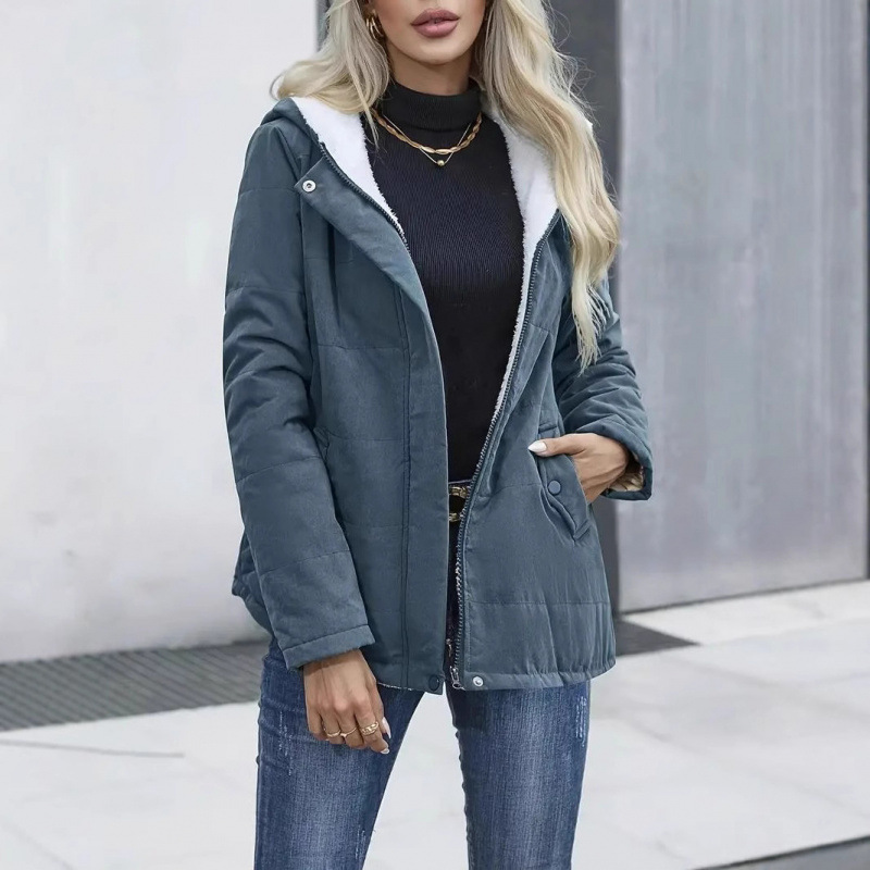 ⌛Limited-Time Offer-Women's Thickened Hooded Winter Jacket