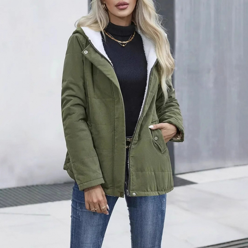 ⌛Limited-Time Offer-Women's Thickened Hooded Winter Jacket