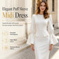 ⌛Limited-Time Offer-Women's Elegant Crew Neck Pencil Dress